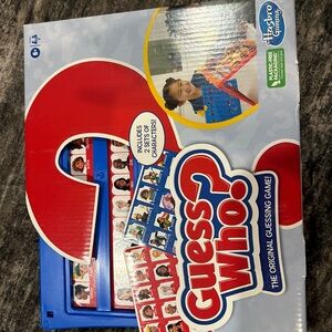 Hasbro Guess Who? Game with Red and Blue Design